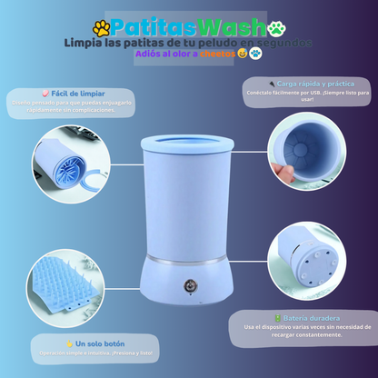 🐶 Patas sucias, no más. ¡PatitasWash al rescate!